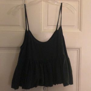 Crop tank, worn once, size m